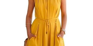 Plain One Piece Dress