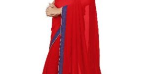 Red Georgette Saree