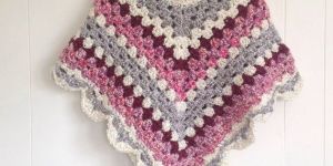 Girls Crochet Poncho