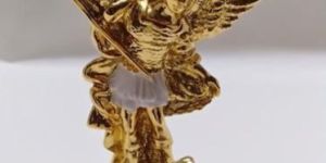 Folk Art Bronze Statue