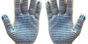 Medium Dotted Knitted Gloves