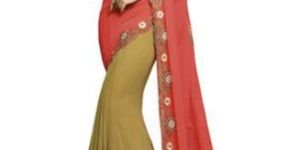 Georgette Embroidered Saree