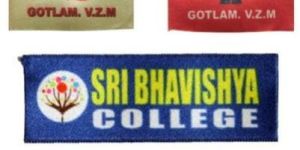 Printed Cloth School Badge