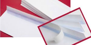 White Peel and Seal Wallet Envelope