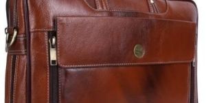 Brown SK Leather Bag