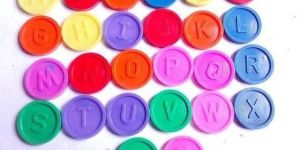 Round Multicolor Plastic Token