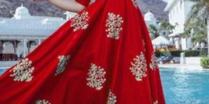 Rayon Kantha Work Kurti