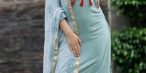Rayon Kurta Palazzo Set with Dupatta