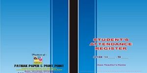 60 Student Attendance Register Printing Services