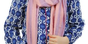 Pink and Lilac Lambswool Scarves