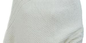 White Merino Knitted Poncho