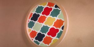 Wooden Enamel Plates