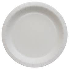 Disposable Plain Paper Plates