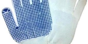 Full Finger Nylon Dotted Hand Gloves