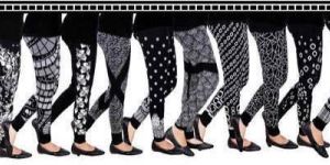 Black Printed Leggings