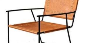 Slope Leather Dining Chair