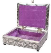 Meenakari Oxidized Jewellery Box