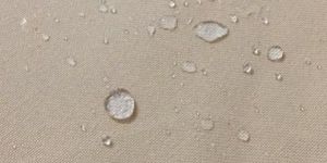 Beige Plain Weather Proof Fabric