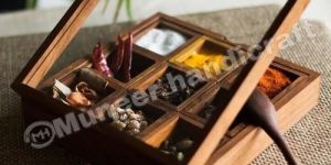 Wooden Spice Box
