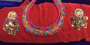 Fabric Necklace Set
