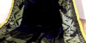 Pure Linen Jamdani Saree