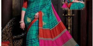 Semi Tussar Silk Saree