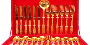 Cutlery Set of 27 Pieces Gold