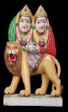 White Marble Kela Devi Statue