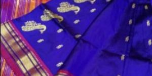 Light Blue Silk Paithani Sarees