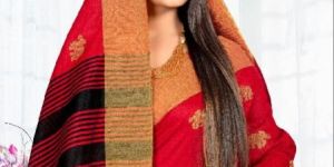 Ami Varsha Fashion Womens Georgette Saree with Blouse Piece