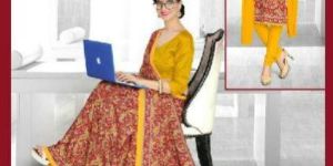 Ami Varsha Fashion Womens Italian Blouse Piece Krape Saree