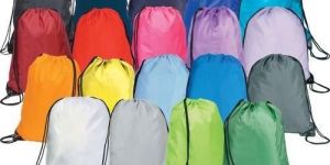 Nylon Plain Drawstring Bag