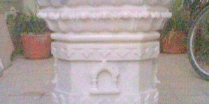 Marble Tulsi Pot Planter