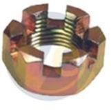 Brass Slotted Castle Nut