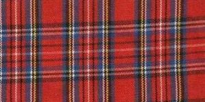 Red Checks Suiting Fabric