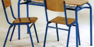 School Desk and Chair Set
