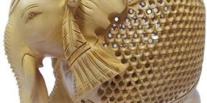 Wood Carved Elephant