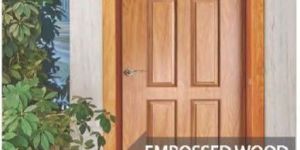 Embossed Wood Finish Door