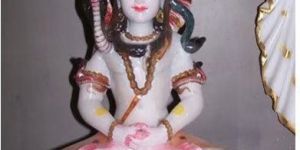 White Marble Shiva Statue
