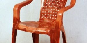 Brown Matt Finish Plastic Chair