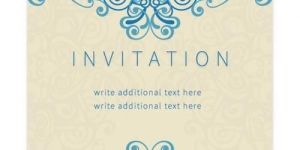 Paper Printed Invitation Card