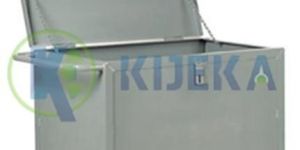 Steel Box Cart- With Hinged Lid