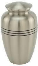 Rustic Grey Brass Urns