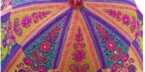 Embroidery Garden Umbrella