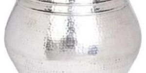 VC-008977 Hammered Aluminium Stool