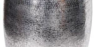 VC-155081 Hammered Aluminium Stool