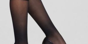 Transparent Knee Length Socks