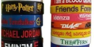 Debossed Silicone Wristbands