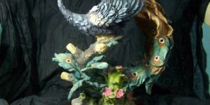 Peacock Figurine