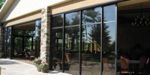 Glass Sliding Entry Door